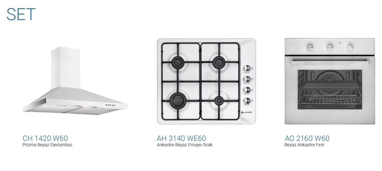 EMİNÇELİK ANKASTRE SET - 2