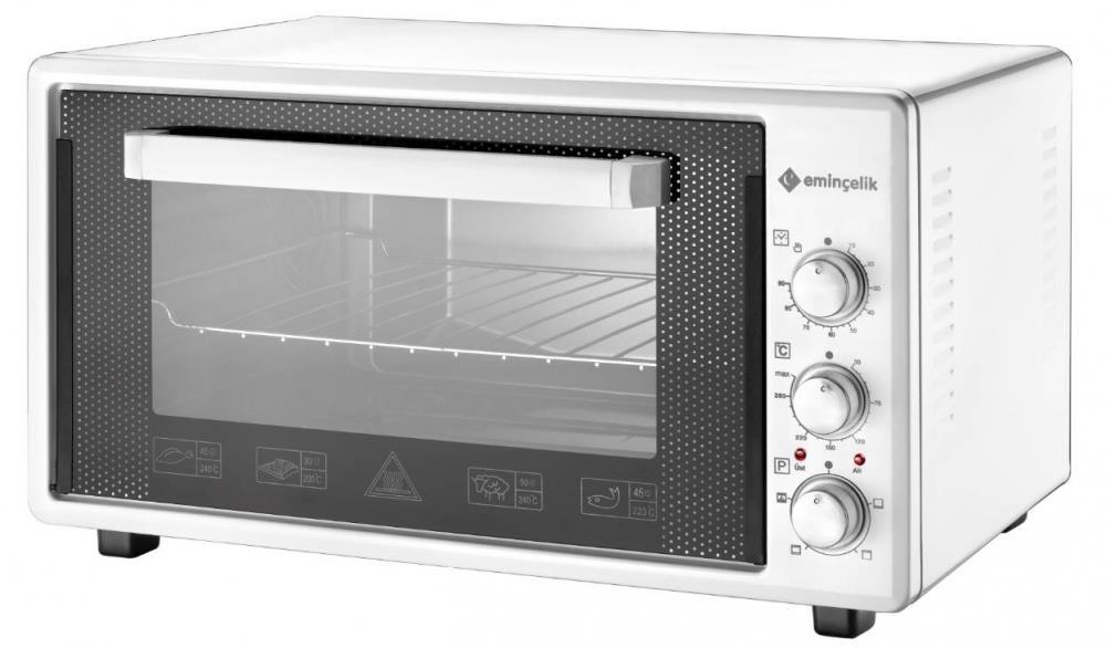EMİNÇELİK EC-MO 5045 W 45LT 4 PROGRAMLI TURBO BEYAZ MİDİ FIRIN