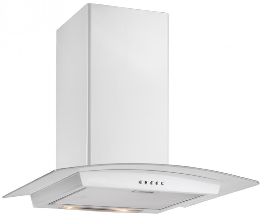 EMİNÇELİK EC-CH 1432 W60 OVAL CAMLI BEYAZ DAVLUMBAZ