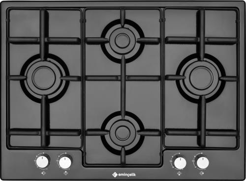 EMİNÇELİK EC-AH 7340 BE70 NG SİYAH ANKASTRE EMAYE OCAK