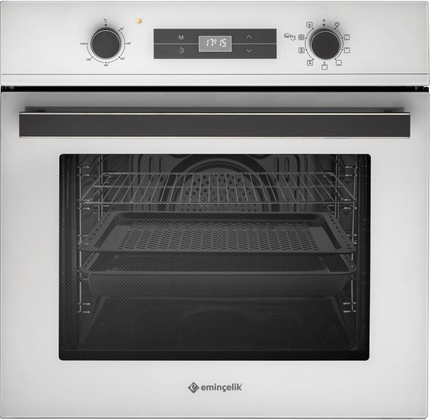 EMİNÇELİK EC-AO 2190 AF W60 62 LT. 9 PROGRAMLI BEYAZ AİRFRY ANKASTRE FIRIN
