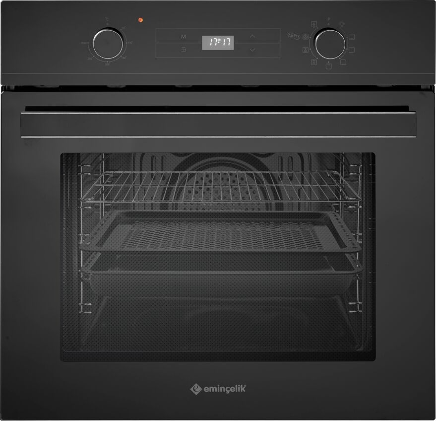 EMİNÇELİK EC-AO 2190 AF B60 62 LT. 9 PROGRAMLI SİYAH AİRFRY ANKASTRE FIRIN