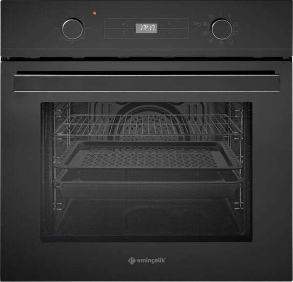 EMİNÇELİK EC-AO 2190 AF B60 62 LT. 9 PROGRAMLI SİYAH AİRFRY ANKASTRE FIRIN