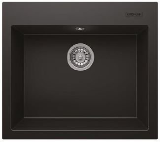 KRH-EV 2510 B53*60 TEK GÖZ SİYAH GRANİT EVİYE