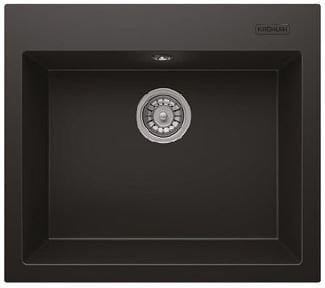 KRH-EV 2510 B53*60 TEK GÖZ SİYAH GRANİT EVİYE