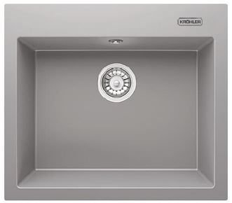 KRH-EV 2510 G53*60 TEK GÖZ GRİ GRANİT EVİYE