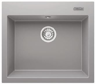 KRH-EV 2510 G53*60 TEK GÖZ GRİ GRANİT EVİYE