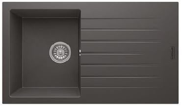 KRH-EV 2511 A50*86 TEK GÖZ ANTRASİT DAMLALIKLI GRANİT EVİYE