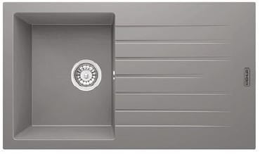 KRH-EV 2511 G50*86 TEK GÖZ GRİ DAMLALIKLI GRANİT EVİYE