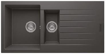 KRH-EV 2520 A50*100 1.5 GÖZ ANTRASİT DAMLALIKLI GRANİT EVİYE